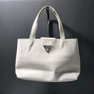 Mini Guess Hand Purse Dove Gray  Vintage Y2k